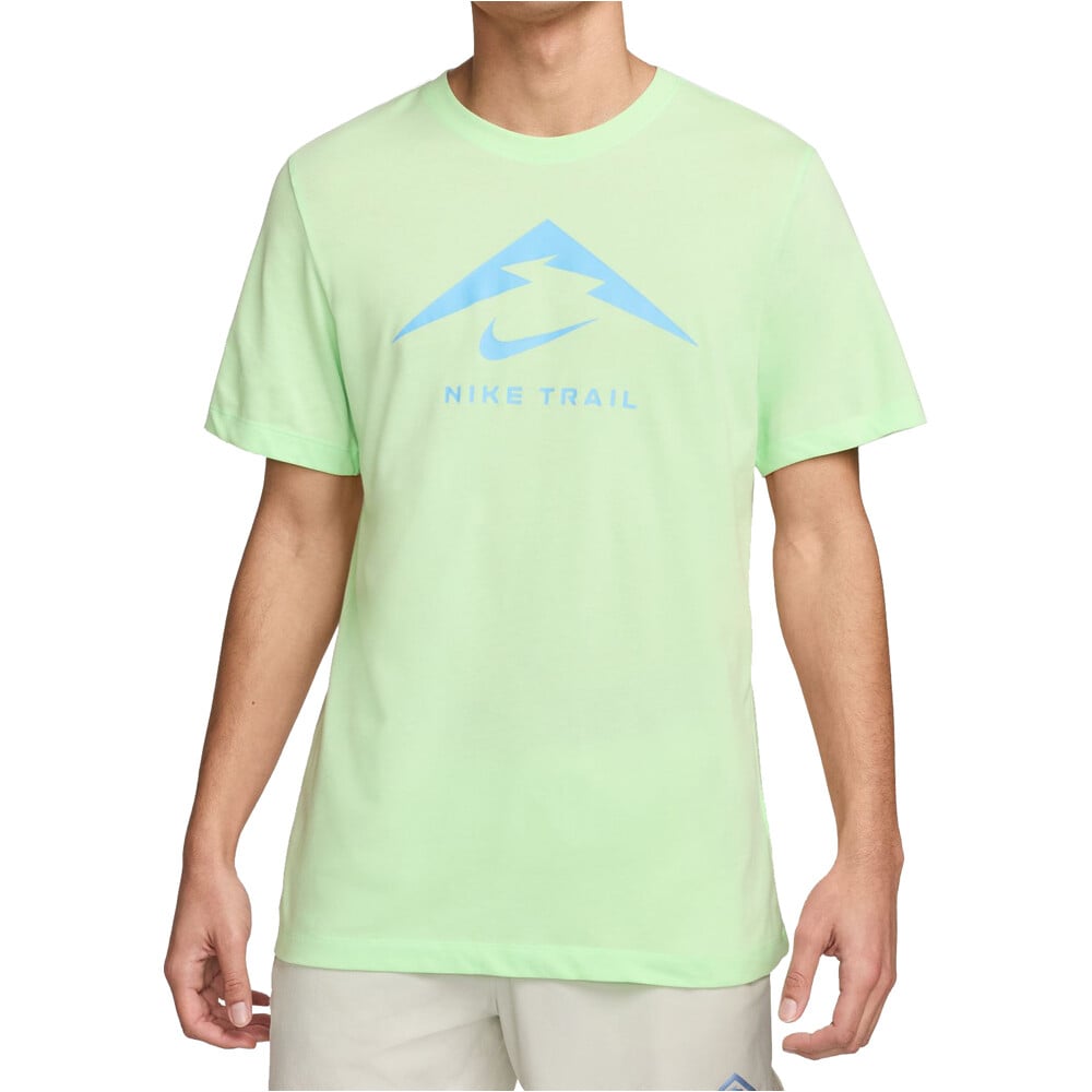 Nike Dri-fit Trail Logo Camisetas Trail Running Manga Corta Hombre