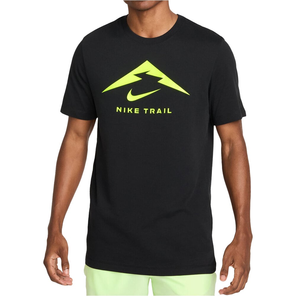 Nike Dri-fit Logo Camisetas Trail Running Manga Corta Hombre