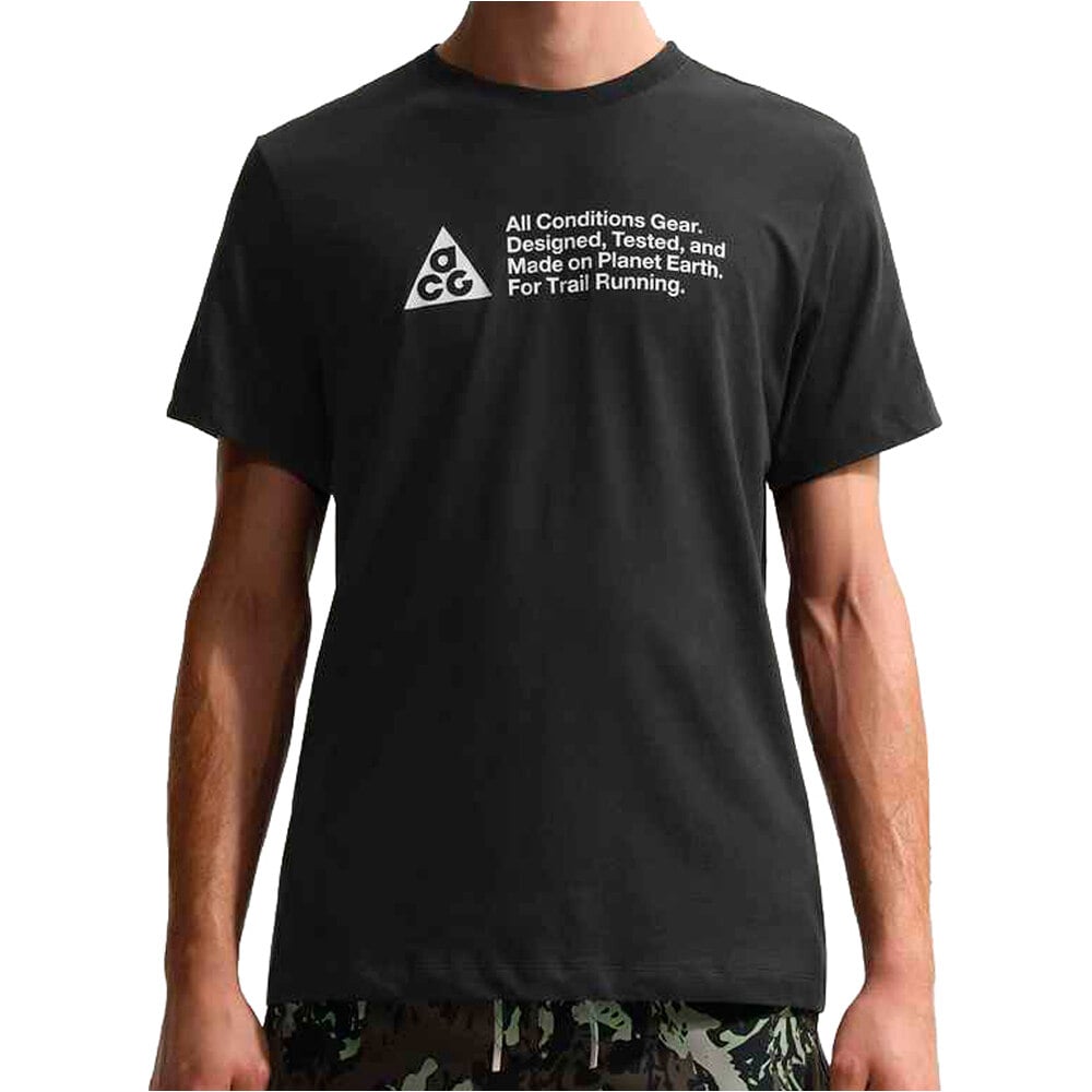 Nike Dri-fit Acg Camisetas Trail Running Manga Corta Hombre