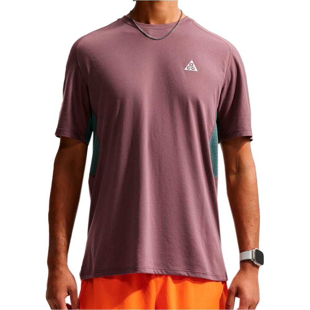 Nike Dri-fit Acg Adv Solar Chase Camisetas Trail Running Manga Corta Hombre